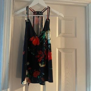 Express floral tropical tank, size small